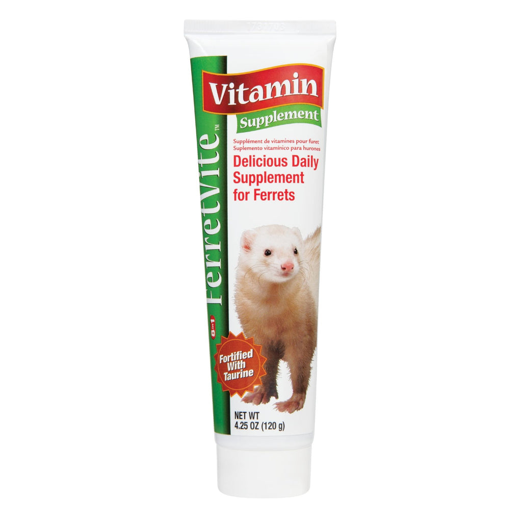 8 in 1 FerretVite High Calorie Vitamin Supplement Paste for Ferrets, 4.25 oz