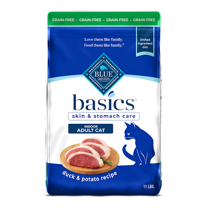 Blue Buffalo Basics Grain-Free Dry Cat Food Skin & Stomac...