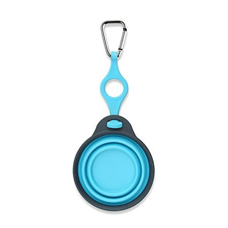 Dexas Popware Travel Pet Cup with Bottle Holder and Carab...
