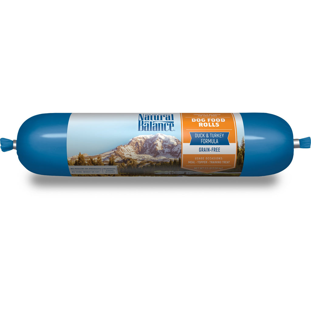 Natural Balance Dog Food Roll, Duck & Turkey Formula, 3.5 lb