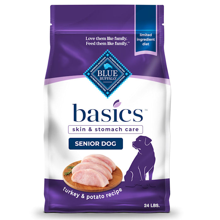 Blue Buffalo Basics Grain-Free Senior Dry Dog Food  Turke...