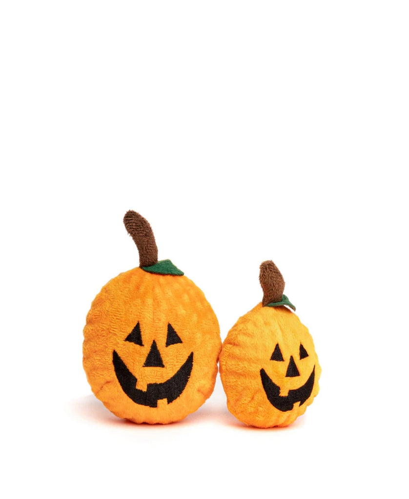 FabDog Faball Halloween Pumpkin Dog Toy - Large Squeaky Ball