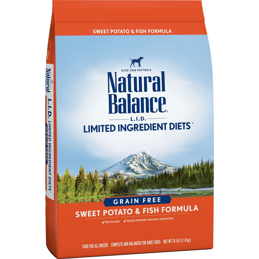 Natural Balance Limited Ingredient Diet Sweet Potato & Fish Dry Dog Food 26lb