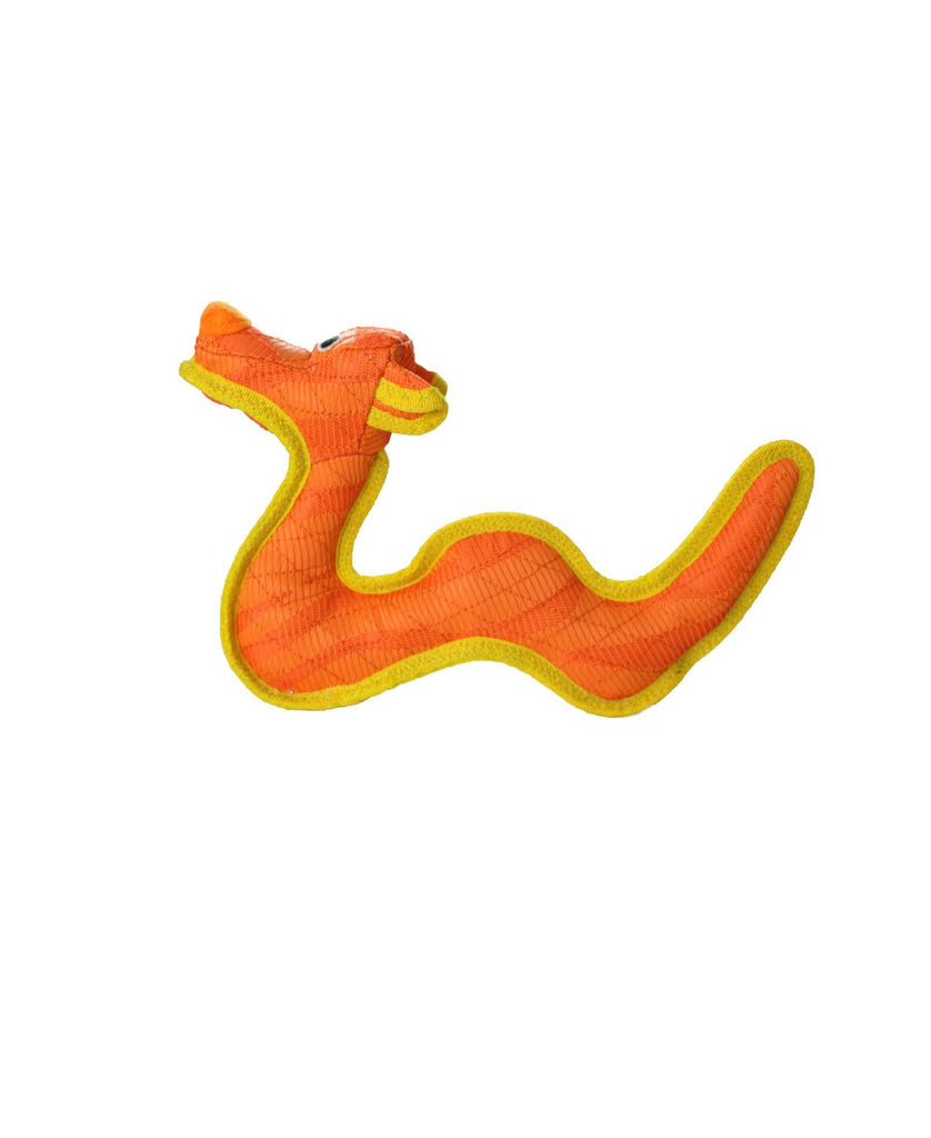 DuraForce Dragon Orange Durable Woven Mesh Fiber Squeaky ...