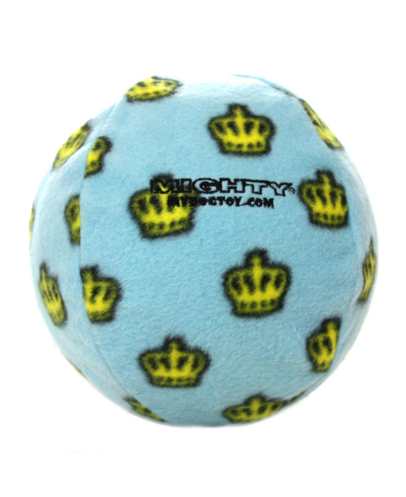 Mighty Ball Large Blue-Durable Ball  Squeaky Plush Dog Toy
