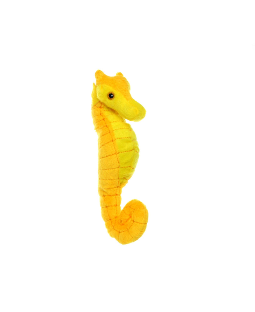 Mighty Jr Ocean Seahorse Plush and Durable Dog Toy