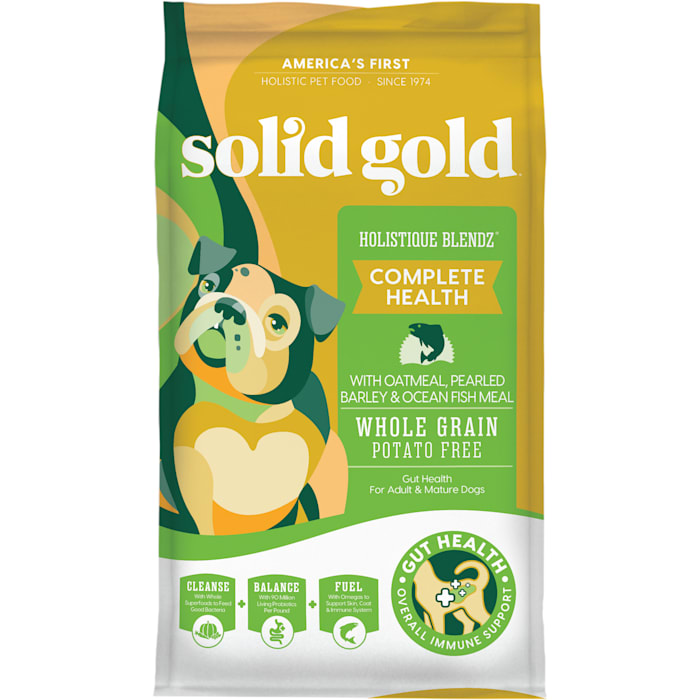 Solid Gold Ocean Fish & Oatmeal Holistique Blendz Senior ...