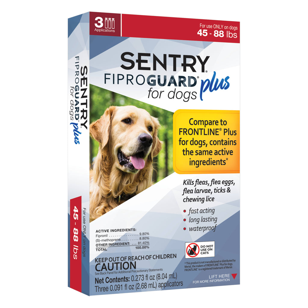 Sentry Fiproguard Plus Topical Flea & Tick Treatment for ...
