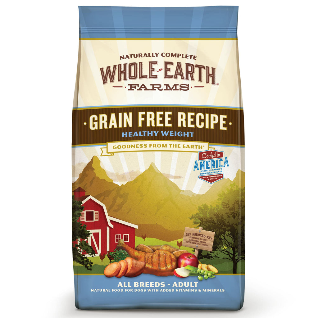 Whole Earth Farms Grain-Free Healthy Weight Recipe Dry Do...