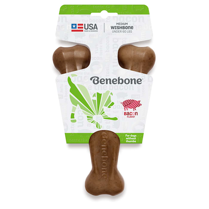 Benebone Wishbone Bacon Flavor Dog Chew 5.4 Oz