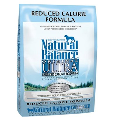 Natural Balance Original Ultra Reduced Calorie Formula Dry Dog Food, 14 lb