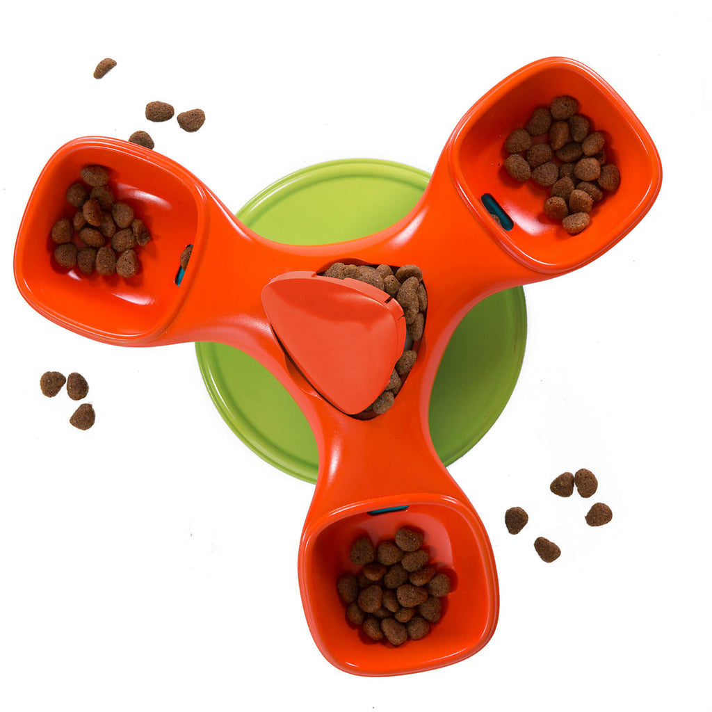 Outward Hound Triple Treater Totter Level 2 Puzzle Dog Toy