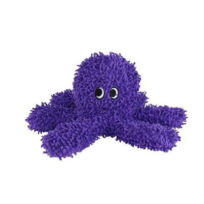 Mighty Microfiber Ball Octopus Dog Toy - Plush, Squeaky, Durable (Medium, Purple)