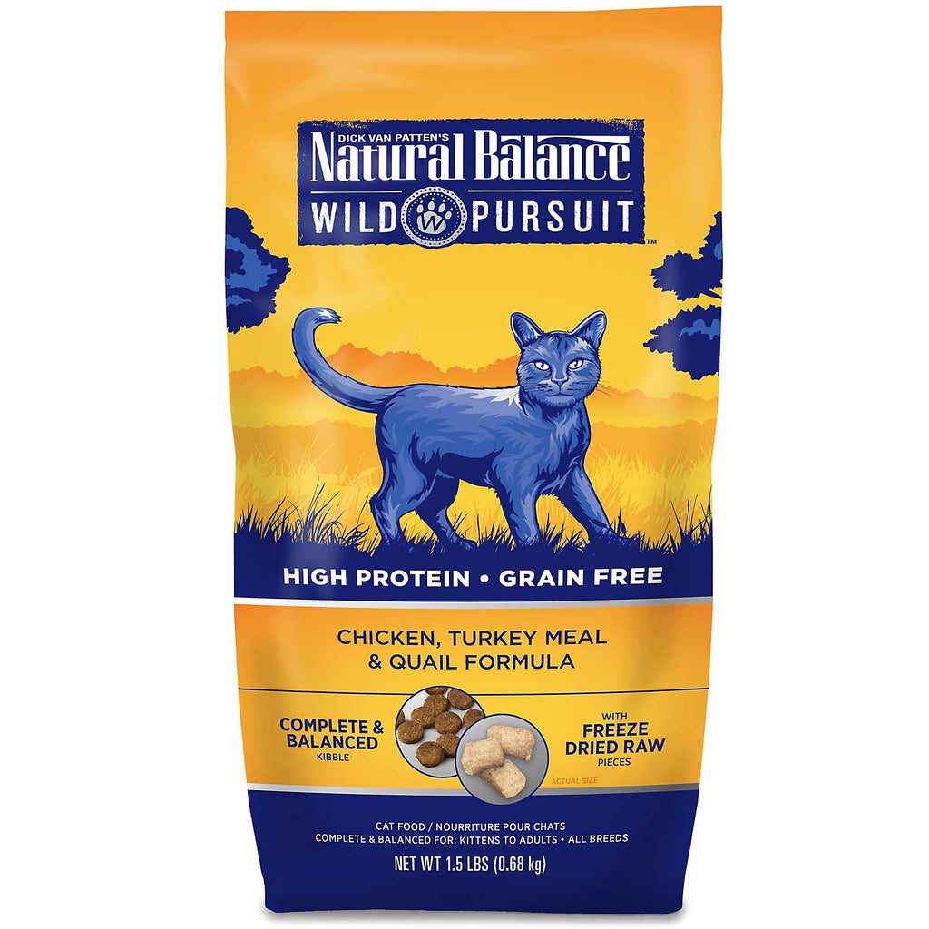Natural Balance Wild Pursuit Chicken, Turkey Meal & Quail...