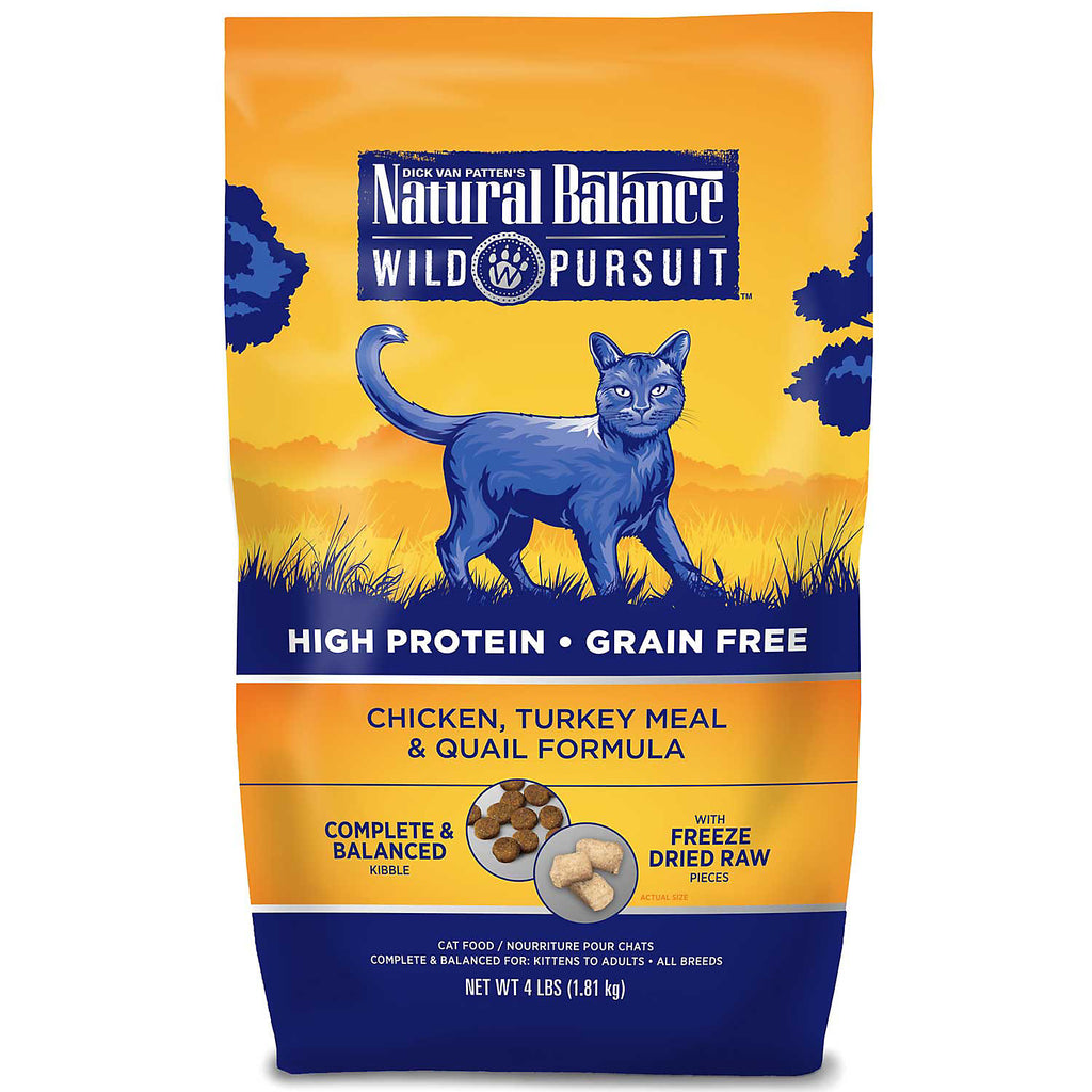 Natural Balance Wild Pursuit Chicken Turkey Meal and Quai...