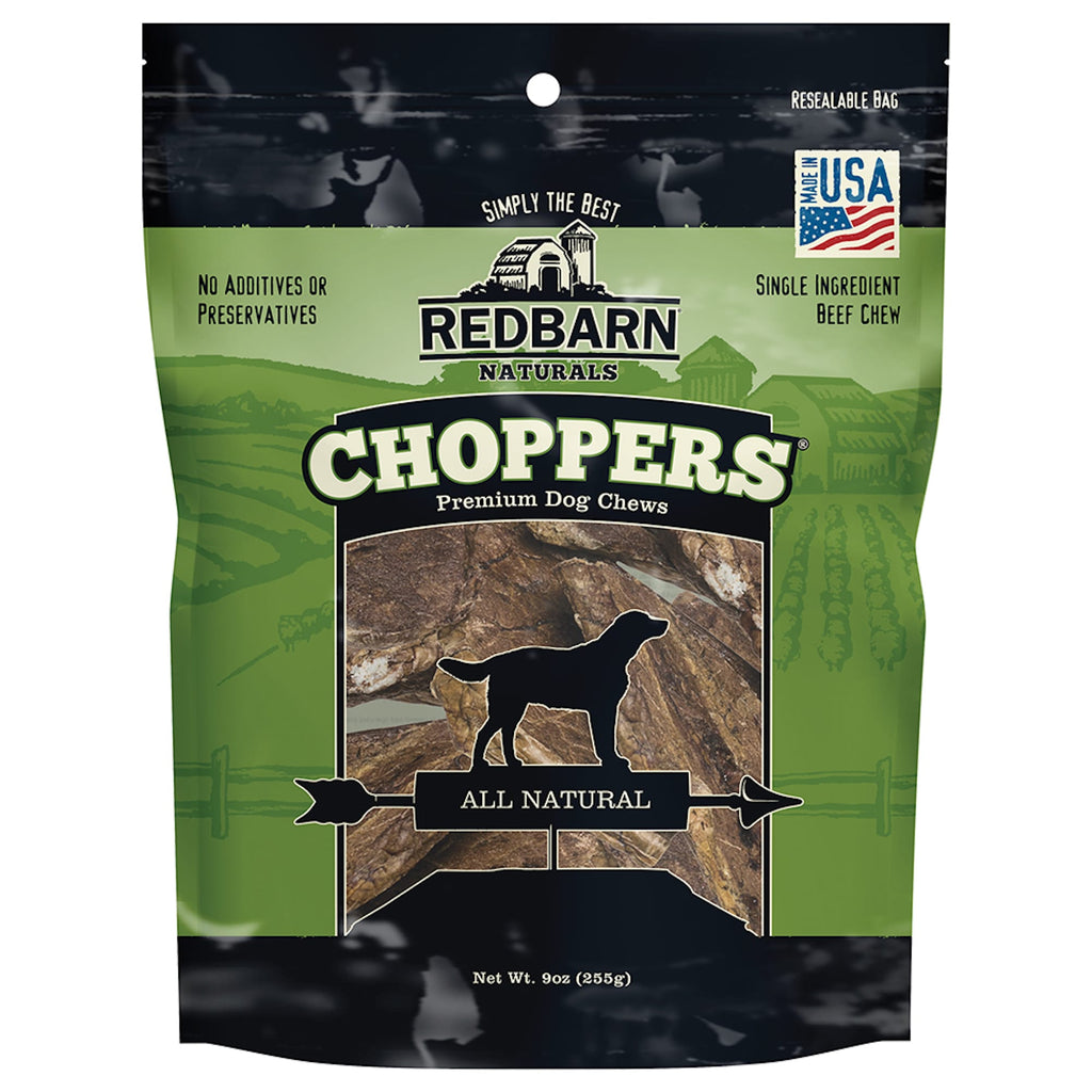 Red Barn Choppers Dog Treats - Beef Lung, Natural Chews, 8/9 oz