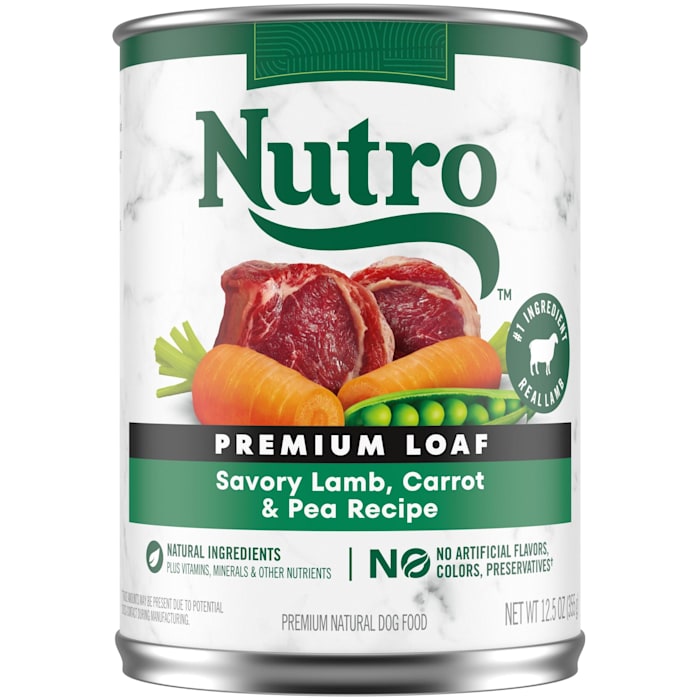 NUTRO PREMIUM LOAF Natural Savory Lamb  Carrot & Pea Adul...