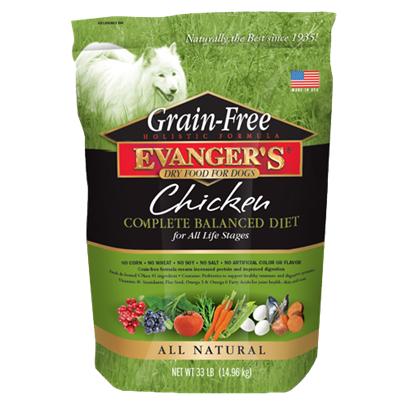 Evanger's Grain Free Chicken, Sweet Potato & Pumpkin Dry Dog Food - 4.4 lb Bag