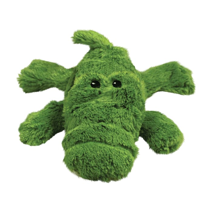 KONG Cozie Ali-Gator Plush Dog Toy  Green  Extra Large