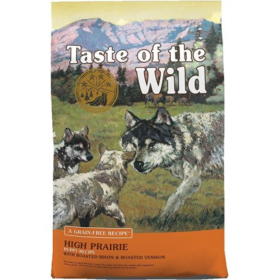 Taste of the Wild High Prairie Puppy Recipe - Roasted Bison & Venison, 5 lb Bag