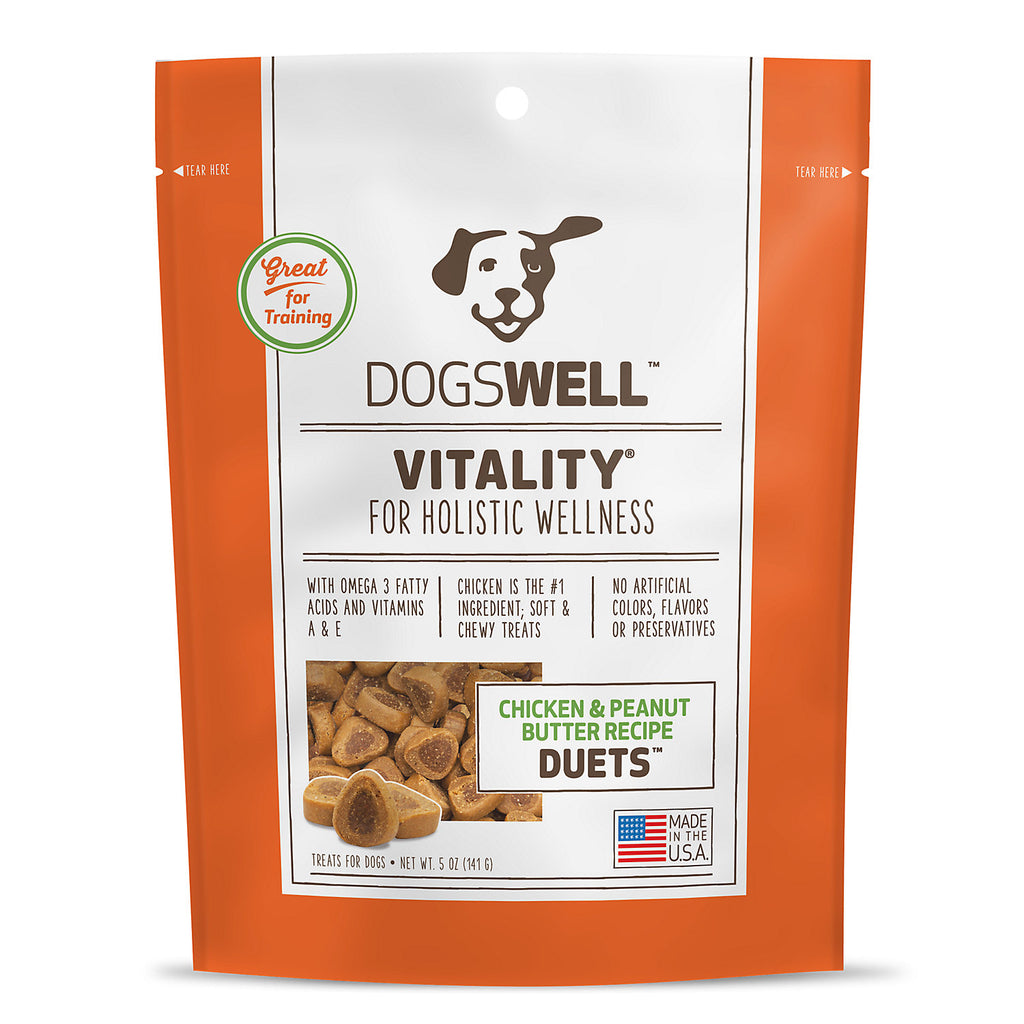 Dogswell Vitality Chicken and Peanut Butter Duets Dog Tre...
