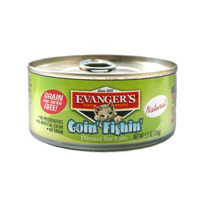 Evanger's Heritage Classic Goin' Fishin' Dinner Wet Cat Food, 12.8 oz Can (Single)