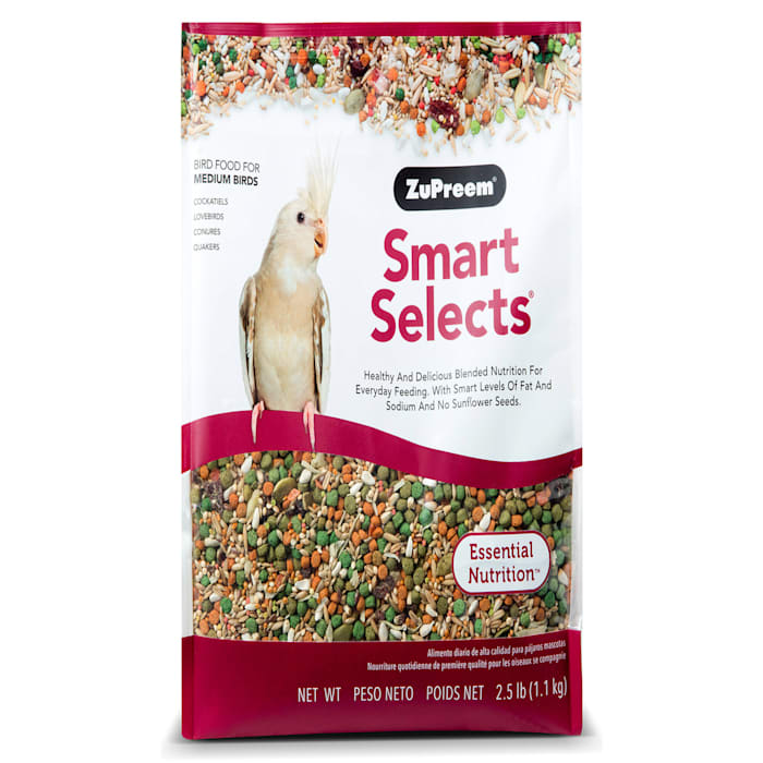 Zupreem Smart Selects Bird Food for Medium Birds 2.5 lb S...