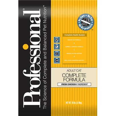Professional Dry Food for Adult Cats, Complete Formula, C...
