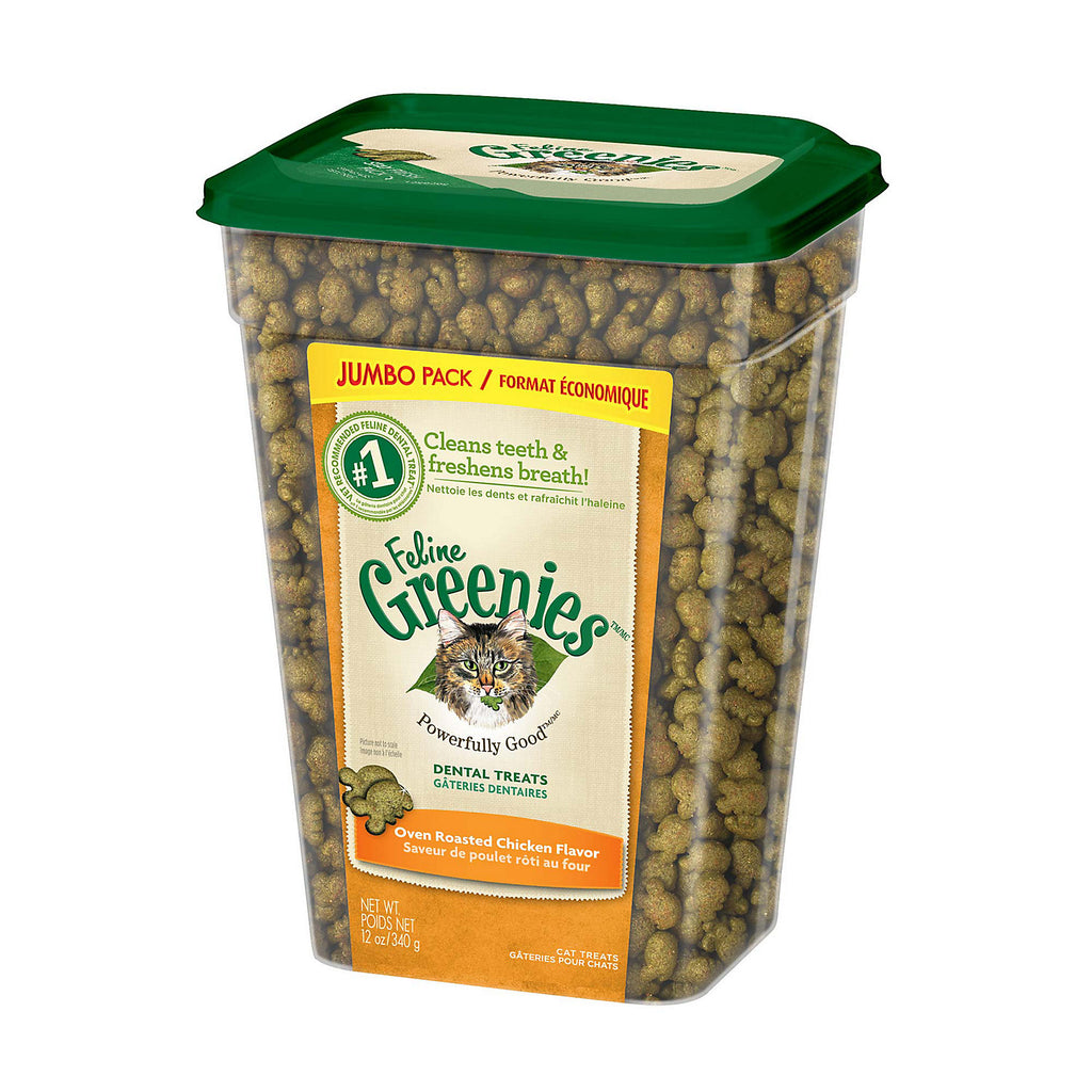 Greenies Oven Roasted Chicken Flavor Dental Cat Treats, 1...