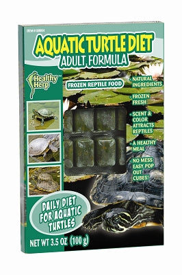 San Francisco Bay Frozen Herb Aquatic Turtle Diet Adult 3.5oz Cubes