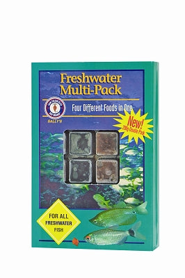 San Francisco Bay Brand Frozen Freshwater Multipack - 7 oz Cube - Fish Food Variety Pack