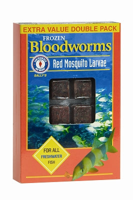 San Francisco Bay Brand Frozen Bloodworms - 7 oz Cube - Fish Food