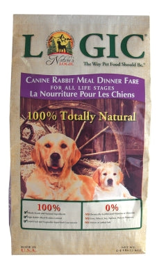 Nature s Logic Rabbit Meal Feast Dry Dog Food  4.4 Lb