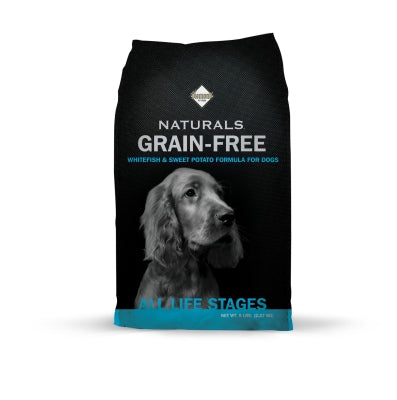Diamond Naturals Grain-Free Whitefish & Sweet Potato Dry Dog Food, 5 lb Bag
