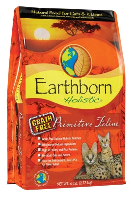 Earthborn Holistic Primitive Feline Grain-Free Dry Cat Food - 5 lb Bag