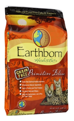 Earthborn Holistic Primitive Feline Grain-Free Dry Cat Food, 14 lb