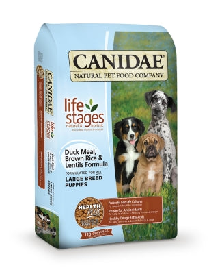 CANIDAE Life Stages Duck Meal, Brown Rice & Lentils Formu...