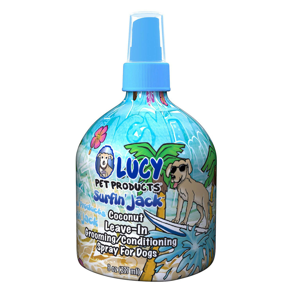 Lucy Pet Surfin' Jack Moisturizing Coconut Leave-In Conditioning Spray for Pets