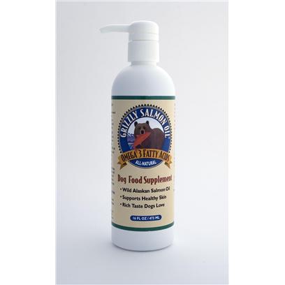 Grizzly Salmon Oil Omega-3 Dog Food Supplement - 16 oz
