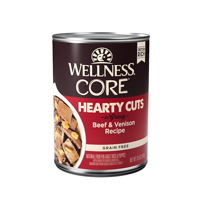 Wellness CORE Hearty Cuts Natural Wet Grain Free Canned D...