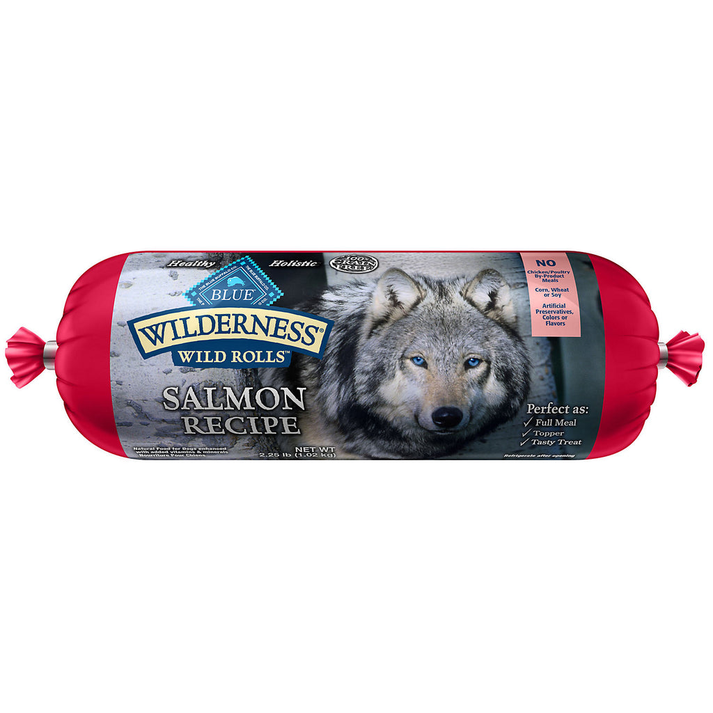 Wilderness Blue Buffalo Salmon Roll Wet Dog Food, 2.25 lb