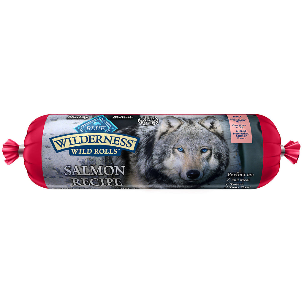 Wilderness Blue Buffalo Salmon Roll Wet Dog Food, 1 lb