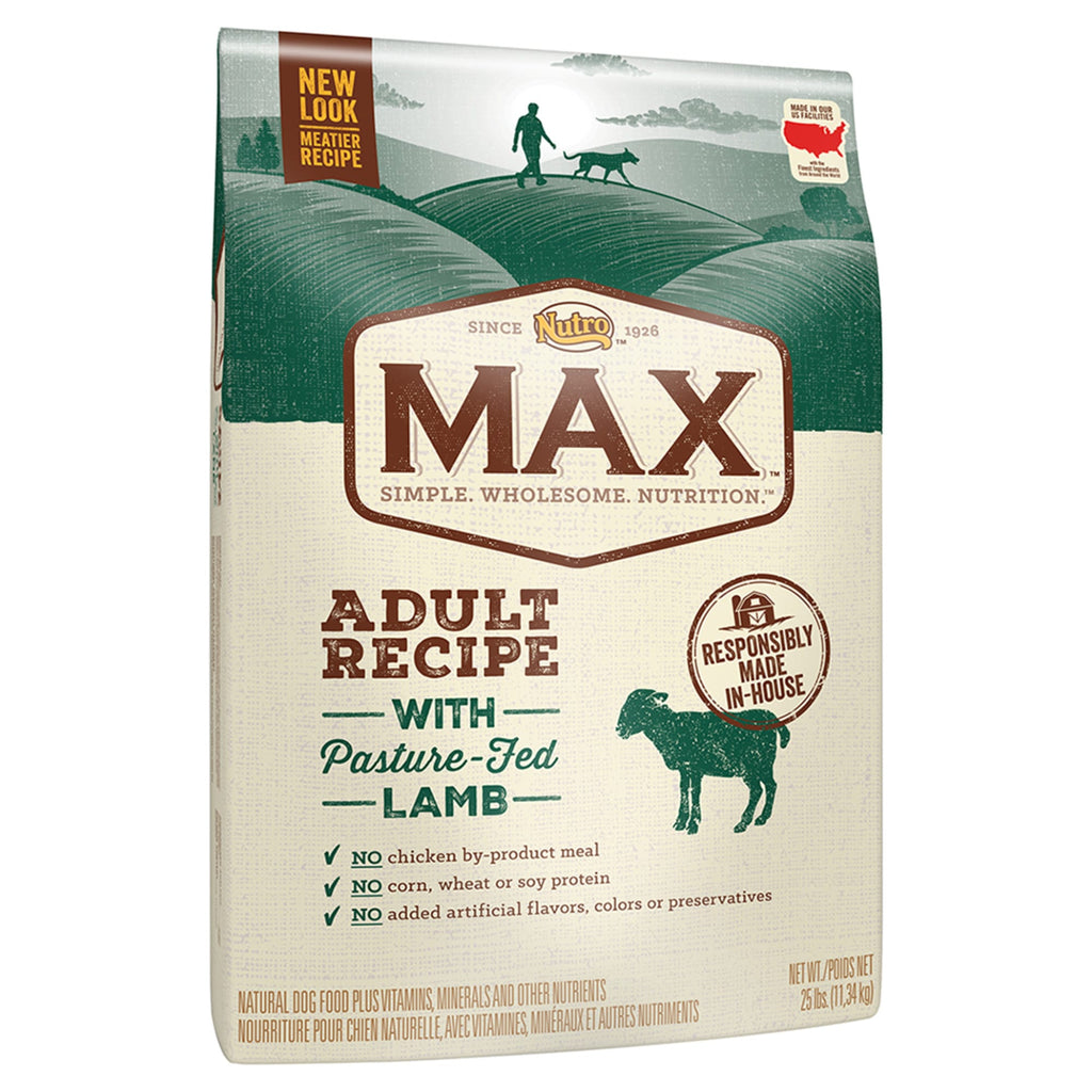 Nutro Max Adult Recipe Dry Dog Food With Farm Raised Lamb...