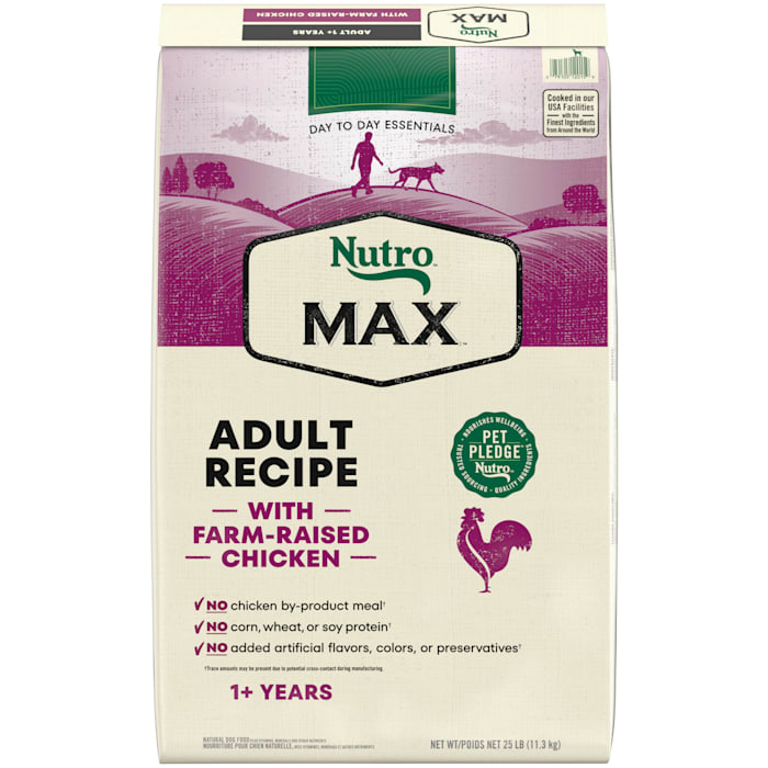 Nutro Max Adult Recipe Dry Dog Food With Farm Raised Chic...