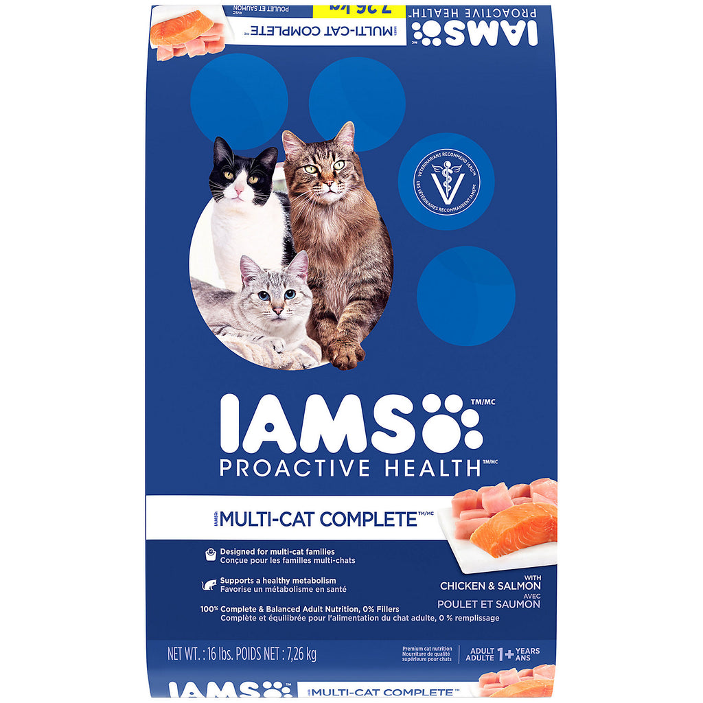 Iams ProActive Health Multi-Cat Complete Chicken & Salmon...