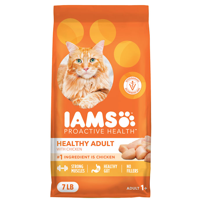 IAMS Proactive Health Chicken Adult Dry Cat Food, 7 lb Bag