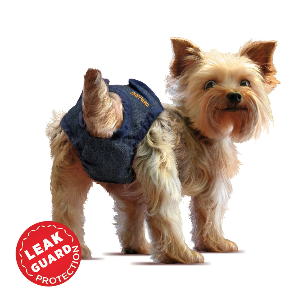 Four Paws Wee-Wee Disposable Dog Diaper Liners - 24 Count Super Absorbent Pads