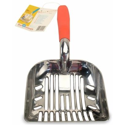 DuraScoop Premium Multicat Cat Litter Scoop - Solid Metal, Original, or Jumbo Size