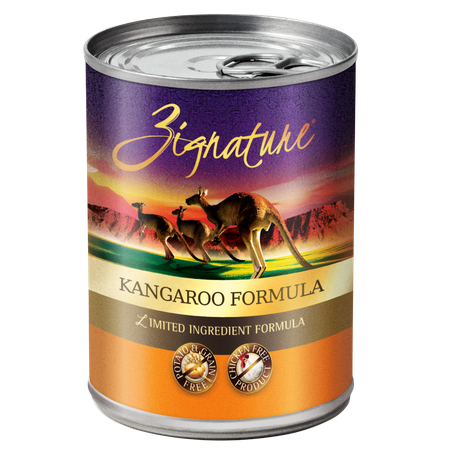 Zignature Kangaroo Formula Dog Food 12/13oz Cans