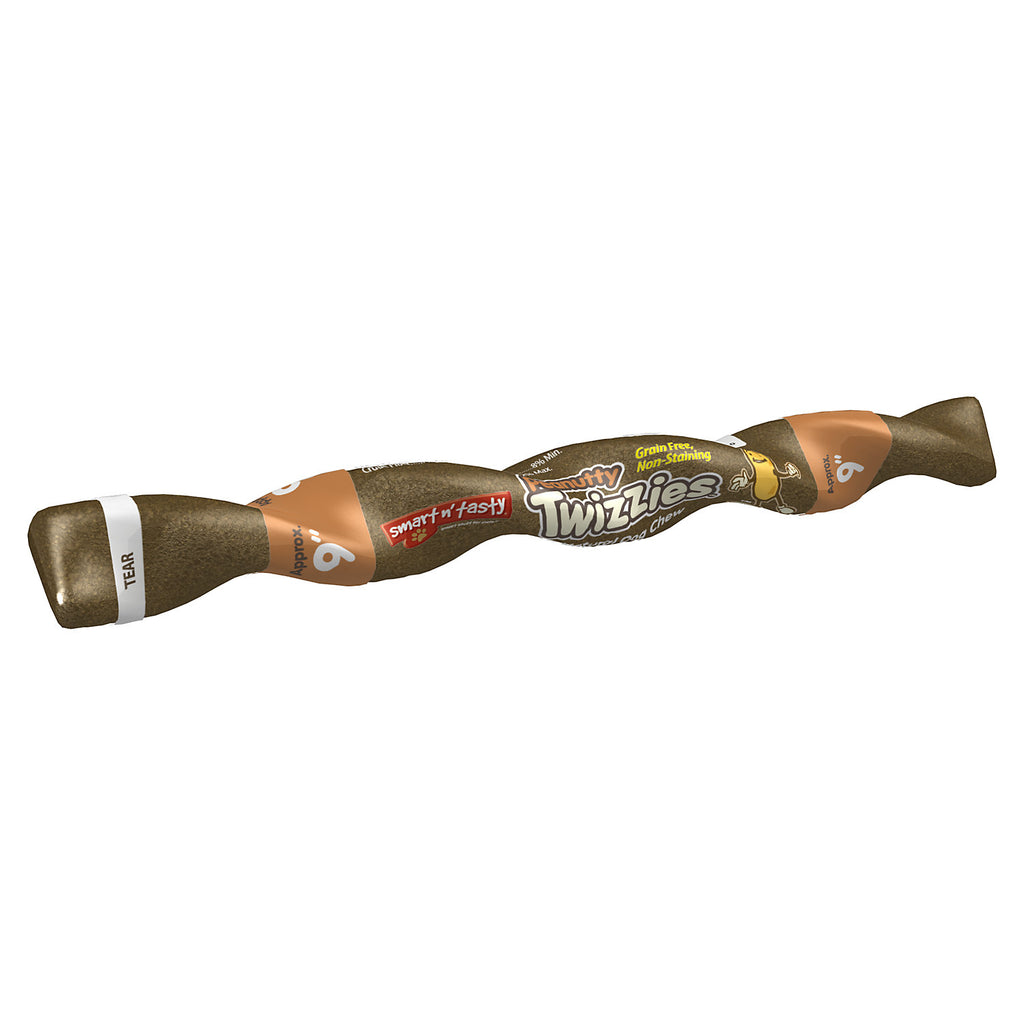 Emerald Pet Peanutty Twizzies Dog Chew, 9 Inch